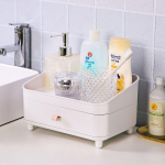 Tualettlaud Korraldaja Riiul Sahtel &Uuml;hiselamu lauaarvuti Tualett-tarbed Vannituba Nahahooldus Kosmeetika Organisatsioon elevandiluuvalge