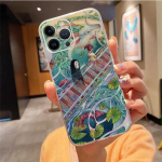Telefoni&uuml;mbris Iphone 14 Pro Max 13 12 11 Pro Max Xs Xr X 12mini 7 8 14 Plus Se Spirited Away Black No Face Case Funda jaoks iphone 14ProMax