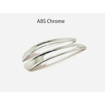 ABS-plastist tagumise udutule laterna kate, auto lisavarustus, kulmude kaunistusraam 2 tk Honda Civicu 11. p&otilde;lvkonna 2022 2023 jaoks ABS Chrome white