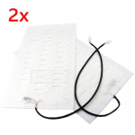 2x/4x 12V universaalsed autosoojendusega istmekatted, s&uuml;sinikkiust soojendusega auto istmesoojenduspadi, talvesoojenduse matt 48cmx27cm 2pcs