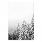 J&otilde;ulud Kodukaunistus Plakat Talvine p&otilde;der maalid M&auml;nnikas Pilt Skandinaavia seinakunst L&otilde;uendimaal Elutoa kaunistus Ilma raamita 21*30cm