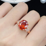 BELLA BOX Fenda Zircon Network Red Live Uus toode Lihtne temperamendi r&uuml;hmakomplekt 18K Rose Gold avatud s&otilde;rmusega naistele 17.3mm kuld