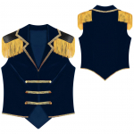 Naiste tsirkuse ringmeistri rollim&auml;ngutopid Halloweeni cosplay-kost&uuml;&uuml;m, varrukateta tutid, sametvest vest. M