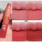 Nude Matte huulepulga pliiatsikomplekt Velvet Seksikas punane huuletoon Non-stick Cup mitmev&auml;rviline huulepulgapliiatsi kosmeetikakomplekt huultele 02