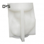 Hobusepea skulptuur silikoonvorm y korduvkasutatav 3D hobusepea k&uuml;&uuml;nal krohv kunstivaik tehes ise seebi aroomi k&uuml;&uuml;nlavormi k&auml;sit&ouml;&ouml;tarbed kodukaunistus valge