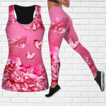 Red Butterfly Print joogariietus naistele Mood Treening Retuusid Fitness Sport Vabaaja joogap&uuml;ksid XS