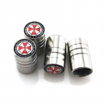 4tk/komplekt Universal Umbrella Corporationi logoga autorehvide klappide korgid koos pakendiga