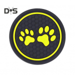 Auto &uuml;mmargune veepudel Silikoonist aluste koerte k&auml;paj&auml;lje tassihoidja libisemisvastane kuulmiskindel silikoontopsimatt auto salongi tarvikud valge