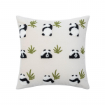 45X45Cm Cartoon Panda Tikand Padjakate P&otilde;hjamaade stiilis Elutoa Diivanipadi Dekoratsioon &Uuml;hekordne padjakate ilma padjavaheta 45x45cm