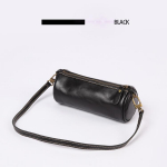 Ehtsast nahast mobiiltelefonikott kaenlaaluste kott Kirjanduslik taimpargitud nahast k&auml;sitsi valmistatud s&otilde;numikott must