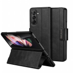 P&otilde;rutuskindel rahakoti&uuml;mbris Samsung Galaxy Z Fold 5 3 Fold4 Fold5 Fold2 Fold3 Fold 4 2 5G Mobiiltelefoni nahast koti kate for Samsung Z Fold 5 must