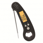 Toidutermomeeter Kokkupandav sond Veekindel t&auml;pne digitaalne lihatermomeeter koos pudeliavajaga koju punane