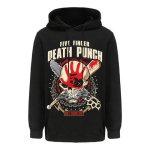 Five Finger Death Punch Metal Rock Esteetilised kapuutsiga dressipluus gooti top Harajuku t&auml;navar&otilde;ivad kapuutsiga topid Unisex 2XL black