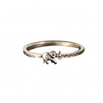 Vintage naiste elevant, h&otilde;betatud &otilde;hukese s&otilde;rmega s&otilde;rmus peo&otilde;htu banketi ehteid