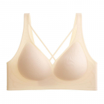 Naiste &otilde;huke hingav juhtmevaba rinnahoidja Seksikas &otilde;&otilde;nsa eesmine rinnahoidja, mugav kokkupandud Push Up Bralette &otilde;mblusteta aluspesu topp M