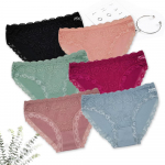 Naiste aluspesu Sexy Lace Cotton Women Alusp&uuml;ksid Alusp&uuml;ksid 6 tk/partii M
