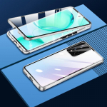 360&deg; t&auml;iskaitsega magnetraam + karastatud klaasist &uuml;mbris iPhone 16 15 Pro Max 14 13 12 11 Samsung S25 S24 S23 Xiaomi 14T 13T Poco X5 Redmi 12 jaoks Samsung S24 Ultra