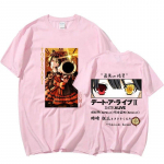 Jaapani Anime Tokisaki Kurumi T-s&auml;rk Harajuku Date A Live Prindiga T-s&auml;rgid Suvine Unisex Naiste Unisex L&uuml;hikeste Varrukatega &Uuml;lem&otilde;&otilde;dulised T-s&auml;rgid L