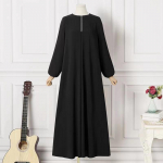 Uus naiste Abaya Dubai moslemi kleit Kaftan Jilbab Dubai Party islami pidulik pikk r&uuml;&uuml; XXXXXL must