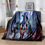3D D-Devil May Cry DMC M&auml;ng M&auml;ngur Pehme Pl&uuml;&uuml;sist Tekk, Flanelltekk Visketekk Elutuppa Magamistuppa Voodile Diivanile Piknikukate 75x100cm (30x40inch)
