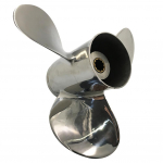 Paadi propeller 9,9x13 sobib Mercury p&auml;ramootorile 25HP-30HP 3 labaga roostevabast terasest 10 hambaga OEM NO: 48-19640A40 9 7/8x13 MSS3109.9x13RH