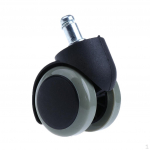 2'' kontor &ndash; universaalse p&ouml;&ouml;rleva ratta ratta asenduskumm PU nailon / vars 11 * 22 mm / 0,43 * 0,87
