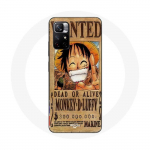 Redmi Note 11 5G Case One Piece Wanted Poster Monkey D. Luffy