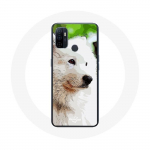 Oppo A53 Case valge samojeedi koer