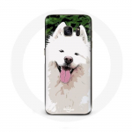 &Uuml;mbris Samsung galaxy S6 edge samojeedi valge koerat&otilde;u jaoks