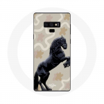 &Uuml;mbris Samsung Galaxy Note 9 friisi musta hobuse t&otilde;ugu jaoks