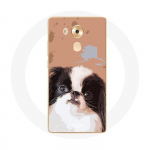 Huawei Mate 8 jaapani spanjeli musta ja valge koera t&otilde;ugu &uuml;mbris