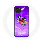 Coque pour Samsung Galaxy A03 BTS TinyTAN Animation Affiche RM Jin Suga J-Hope Jimin Jungkook Et V Zero O&rsquo;Clock