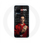 Coque pour Vivo Y21s 2021 / Y21 2021 La Casa De Papel Berlin Masque