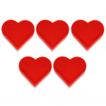 5 tk K&auml;sitsi valmistatud kunstnahast nurk j&auml;rjehoidja veekindel pehme mini vintage s&uuml;damekujuline lehemarker s&uuml;learvuti tarvik roosa