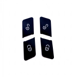 Car Window Glass Lift Button Sticker Door lock Unlock Button Cover Sticker For Mercedes Benz A B C E GLA CLA GLK GL ML GLE Class 4pcs per set