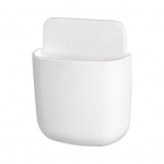 Hoiukast Keskkonnas&otilde;bralik stantsivaba plastikust seinakinnitusriiul koju valge