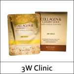 [3W Clinic] 3WClinic (b) Collagen & Luxury Gold Energy Hydrogel Facial Mask (30g*5ea) 1 Pack