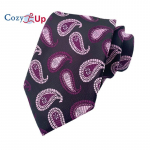 Cozy Up 3,15 (8cm) Moodne triibuline PaisleyTies meeste ruuduline lilleline lips pulmadeks