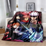 3D Prindi J-Jujutsu-K- Kaisen Anime Muster Flanellitekk, Mitmeotstarbeline P&uuml;hadekingitus Tekk Soe Ja Pehme Tekk K&otilde;ik Aastaajad 30x40in