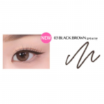 CLUB CLIO Sharp, nii lihtne veekindel pliiatsivooder 0,14 g, 9 v&auml;rvi (15 valikut) 3. Black brown x 1pcs