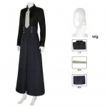 Jujutsu Kaisen Mei Mei Cosplay Kost&uuml;&uuml;m Parukas P&uuml;ksid &Uuml;likonn S&auml;rgid Lips Anime Cosplay Naistele R&otilde;ivad Halloweeni Pidulik Naiste &Uuml;likond L-(Costume+Wig)