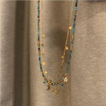Punk kaelakeed retro ni&scaron;i disainiga messingist vintage n&ouml;&ouml;pidega trendikas ja isikup&auml;rastatud rangluukett Pearl Necklaces Cross Vintage Choker 1