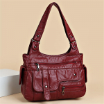 Pehmest nahast k&auml;ekotid, kvaliteetne naiste kott 2022, v&auml;ike vabaaja naiste &otilde;lakott, daamide ristikere kott pruun