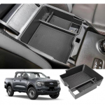 Keskkonsooli korraldaja salvega &Uuml;hilduv 2024 Ford Ranger Raptor Lariat XL XLT K&auml;etoe hoiukasti siset&uuml;kk Siseaksessuaarid - SOBIB AINULT ELEKTRILISELE