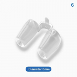 UUS postoperatiivne rinoplastika ninas&otilde;&otilde;rme tugiseade silikoonist k&otilde;vera nina korrigeerimise fiksaator silikageelist ninaklamber 8MM(2PCS)