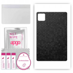 apgo skin sticker film foil vinyl for the BACK compatible with Xiaomi Pad 6, scratch-resistant, easy to install - Black Honeycomb