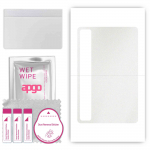 apgo Protective Skin Sticker for the back compatible with TCL TAB 8 LE, Wrap Film, Foil, Vinyl - Pattern Matte Transparent