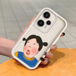 Pehme silikoonist ruudukujulise redeliga printimismustriga telefoni korpus, t&auml;iskaanega kaamera p&otilde;rutuskindel kaitse kummist &uuml;mbris Xiaomi Redmi jaoks Redmi 10 valge