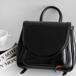 Klassikaline &uuml;mmargune klapiga miniseljakott (2 v&auml;rvi) 23x21x10cm pruun