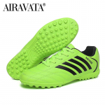 Suurus 31-44 Meeste jalgpallijalatsid Treeninguks TF Boots Poiste jalgpallijalatsid Spordijalatsid Tehisv&auml;ljakule m&otilde;eldud viie meeskonna jalgpallijalatsid 35 roheline